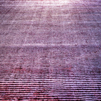 Hand Woven Wool Area Rug in Earthy Burgundy/Pink, 60 x 90-Inches