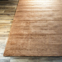 Hand Woven Wool Area Rug in Earthy Beige/Tan, 60 x 90-Inches