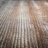 Hand Woven Wool Area Rug in Earthy Beige/Tan, 60 x 90-Inches