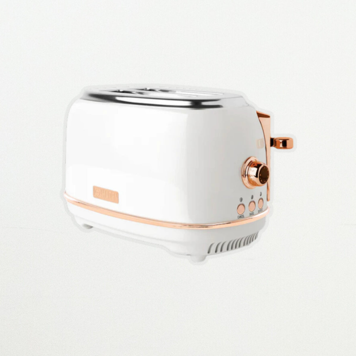 Haden Heritage 2-Slice Toaster-Ivory w/Copper