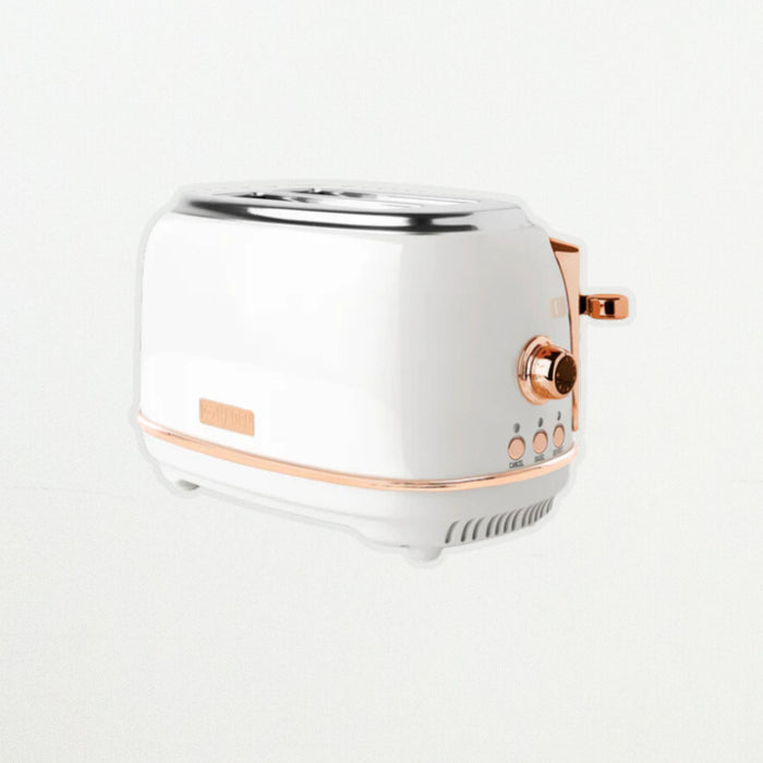 Haden Heritage 2-Slice Toaster-Ivory w/Copper