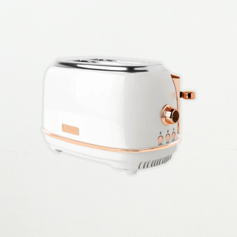 Haden Heritage 2-Slice Toaster-Ivory w/Copper