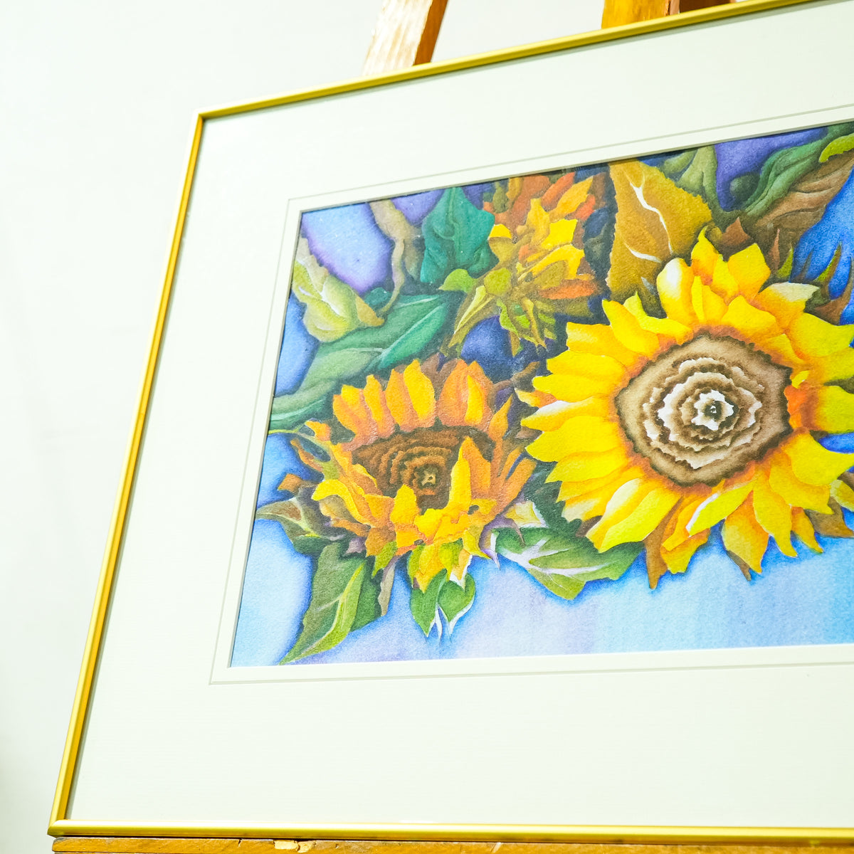 Framed Sunflower Artwork – 20.25x18.25-Inch
