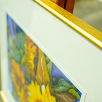 Framed Sunflower Artwork – 20.25x18.25-Inch
