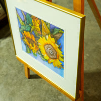 Framed Sunflower Artwork – 20.25x18.25-Inch