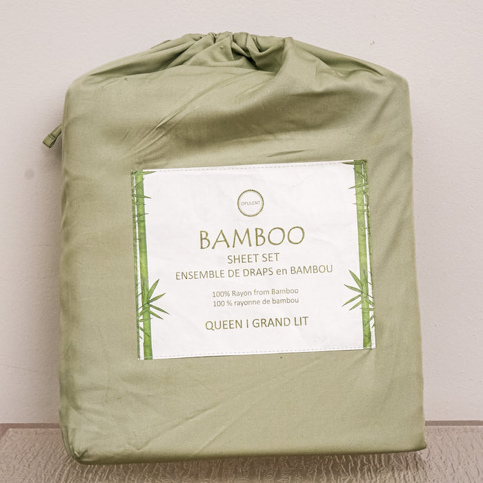 Bamboo Sheet Set in Desert Sage, Queen