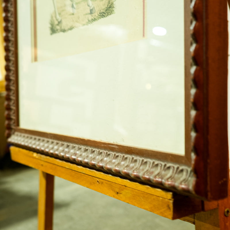 Framed Equestrian Artwork – 22.5x26.5-Inch