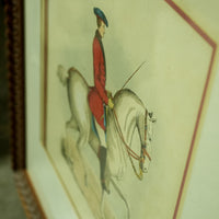 Framed Equestrian Artwork – 22.5x26.5-Inch