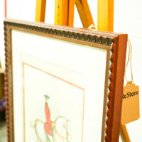 Framed Equestrian Artwork – 22.5x26.5-Inch