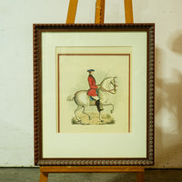 Framed Equestrian Artwork – 22.5x26.5-Inch