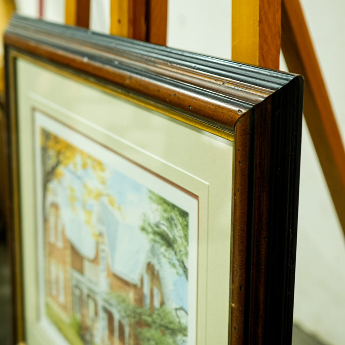Framed Autumn Landscape Artwork – 24x19.5-Inch