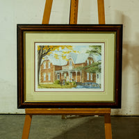 Framed Autumn Landscape Artwork – 24x19.5-Inch