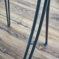 Patio Chair with Wood Seat and Metal Frame – Seat 18.5" H