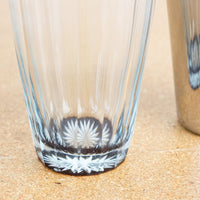 Classic Steel & Glass Cocktail Shaker 10.5-Inch Tall with Matching Tumbler