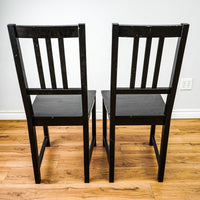 Ikea Stefan 16x35-Inch Dining Chair in Black