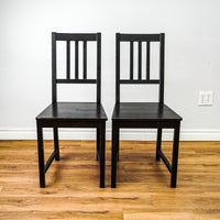 Ikea Stefan 16x35-Inch Dining Chair in Black