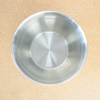 Decorative Brushed Stainless Steel 9.5x8-Inch Vessel
