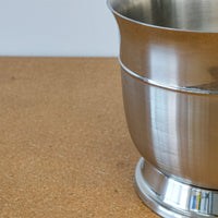 Decorative Brushed Stainless Steel 9.5x8-Inch Vessel