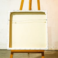 Canvas Artwork – Yellow Flower by P. Lund Steel – 24x24-Inch
