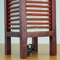 Handcrafted Mandalay Table Lamp 24 x 8-Inch – Unique Wooden Slat Design