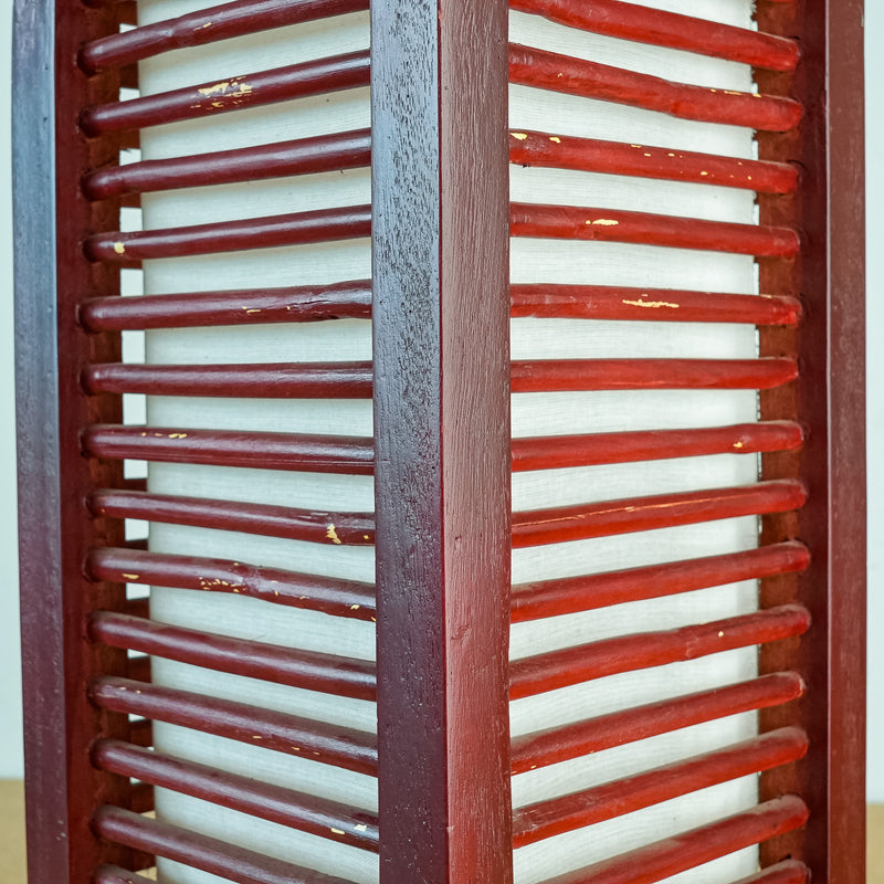 Handcrafted Mandalay Table Lamp 24 x 8-Inch – Unique Wooden Slat Design