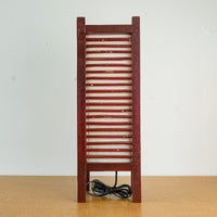 Handcrafted Mandalay Table Lamp 24 x 8-Inch – Unique Wooden Slat Design