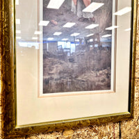 14x32-Inch Framed Vintage Portrait Artwork by Marcus Stone