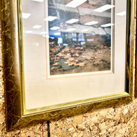 14x32-Inch Framed Pastoral Scene Artwork by Marcus Stone
