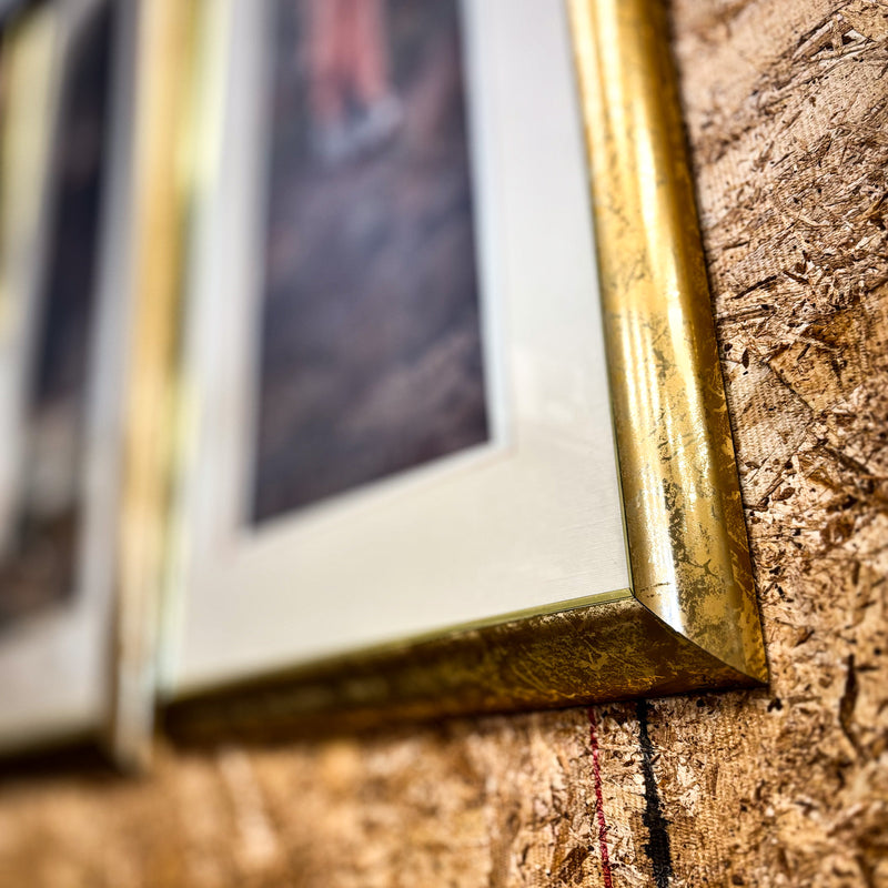 14x32-Inch Framed Pastoral Scene Artwork by Marcus Stone