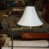 Modern Metal Floor Lamp with Adjustable Shade, 61-Inch Height