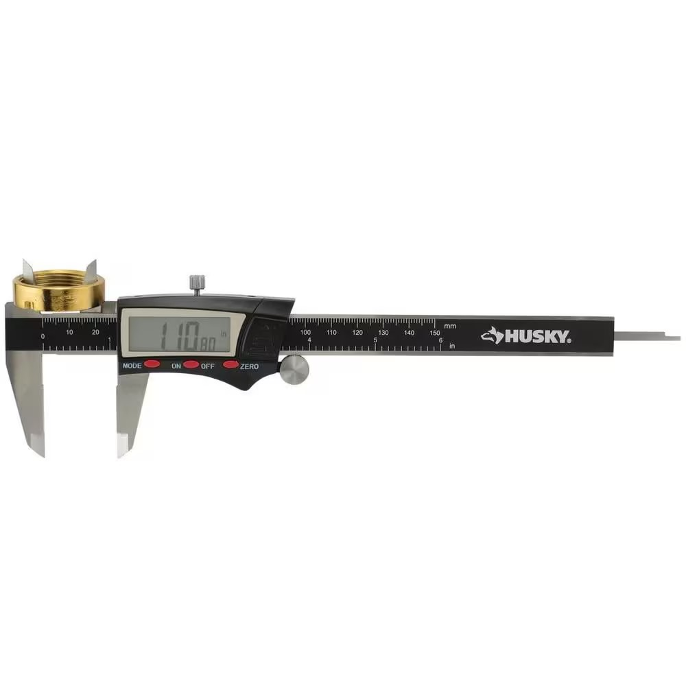 Husky 6 in. 3-Mode Digital Fractional Caliper