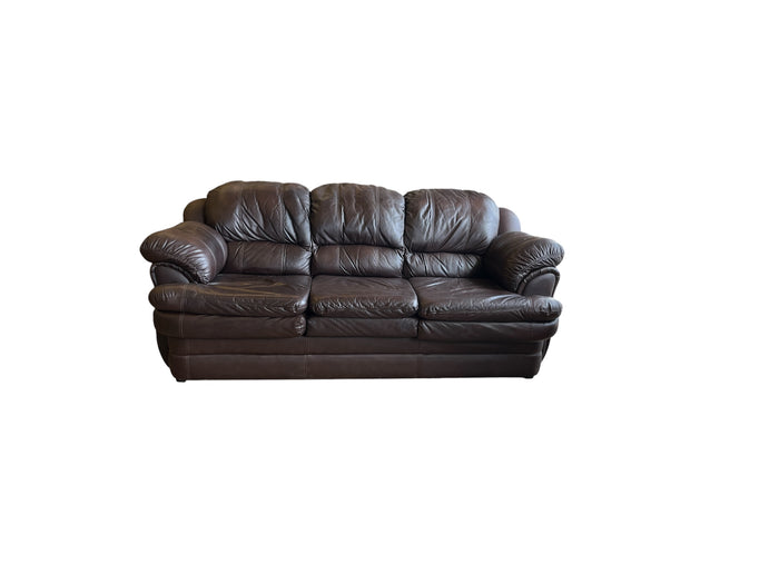 Elibota Genuine Leather 3-Seater