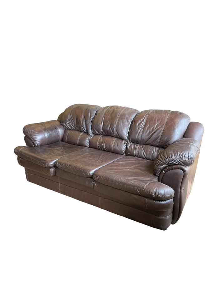 Elibota Genuine Leather 3-Seater