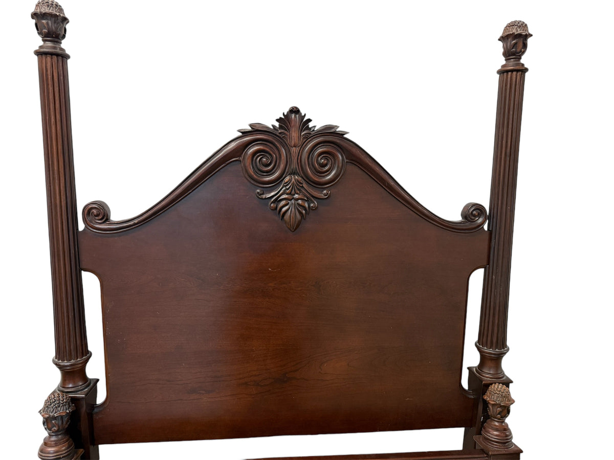 single bedframe brown