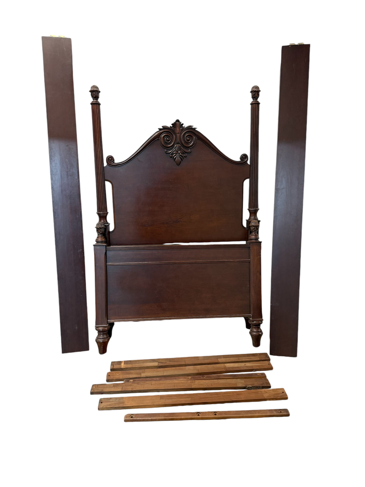 single bedframe brown