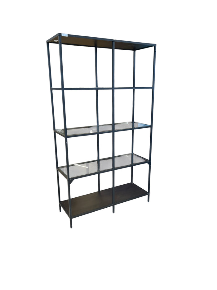 5 Tiered Glass Shelving Display Unit