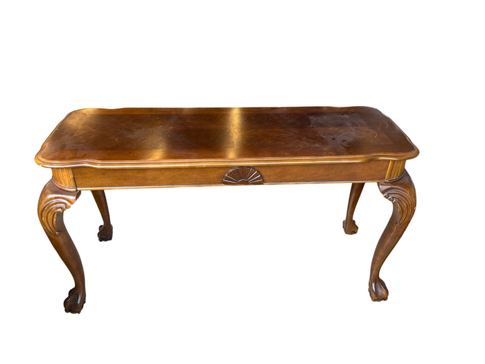 Brown Hallway Table with Detailing