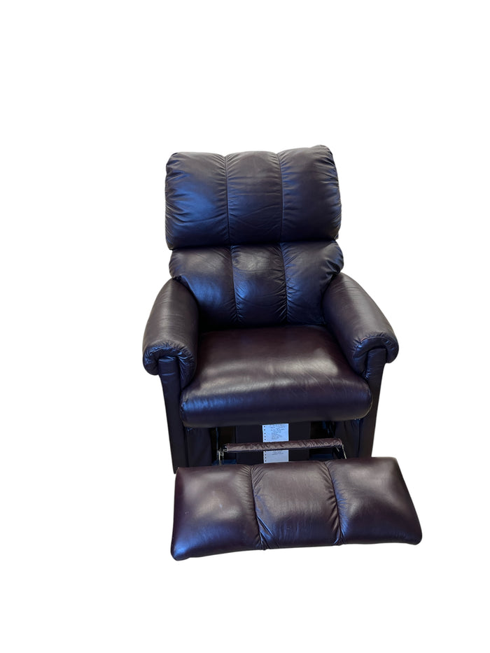 "La-Z-Boy" Burgundy Leather Single Recliner
