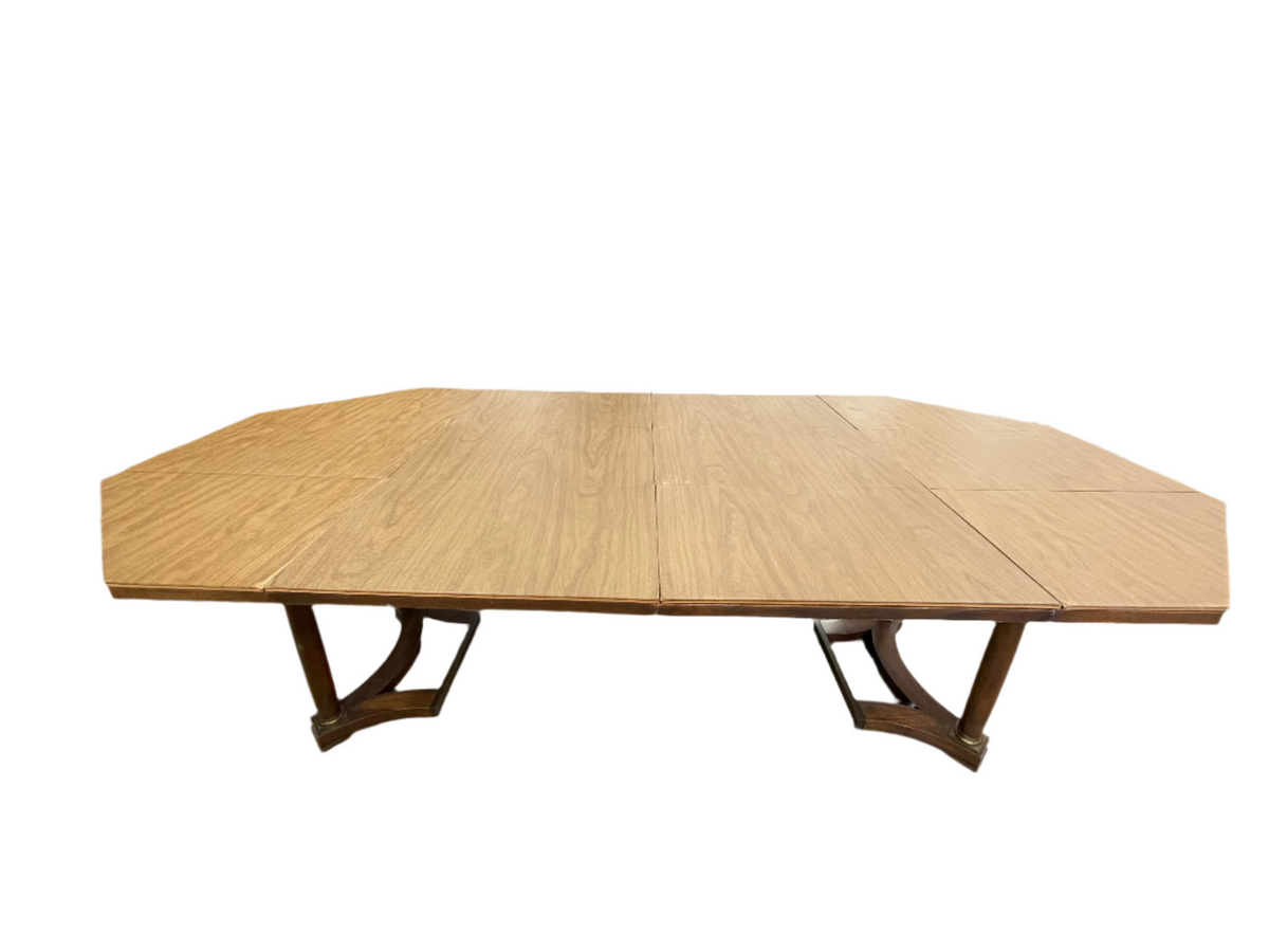 Octagon shaped wooden Dining table