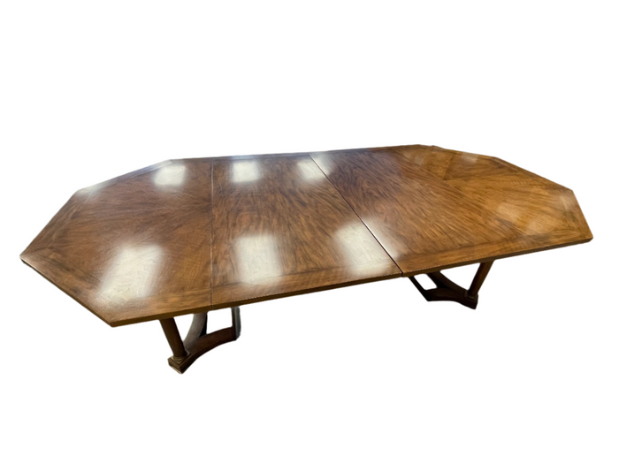 Octagon shaped wooden Dining table
