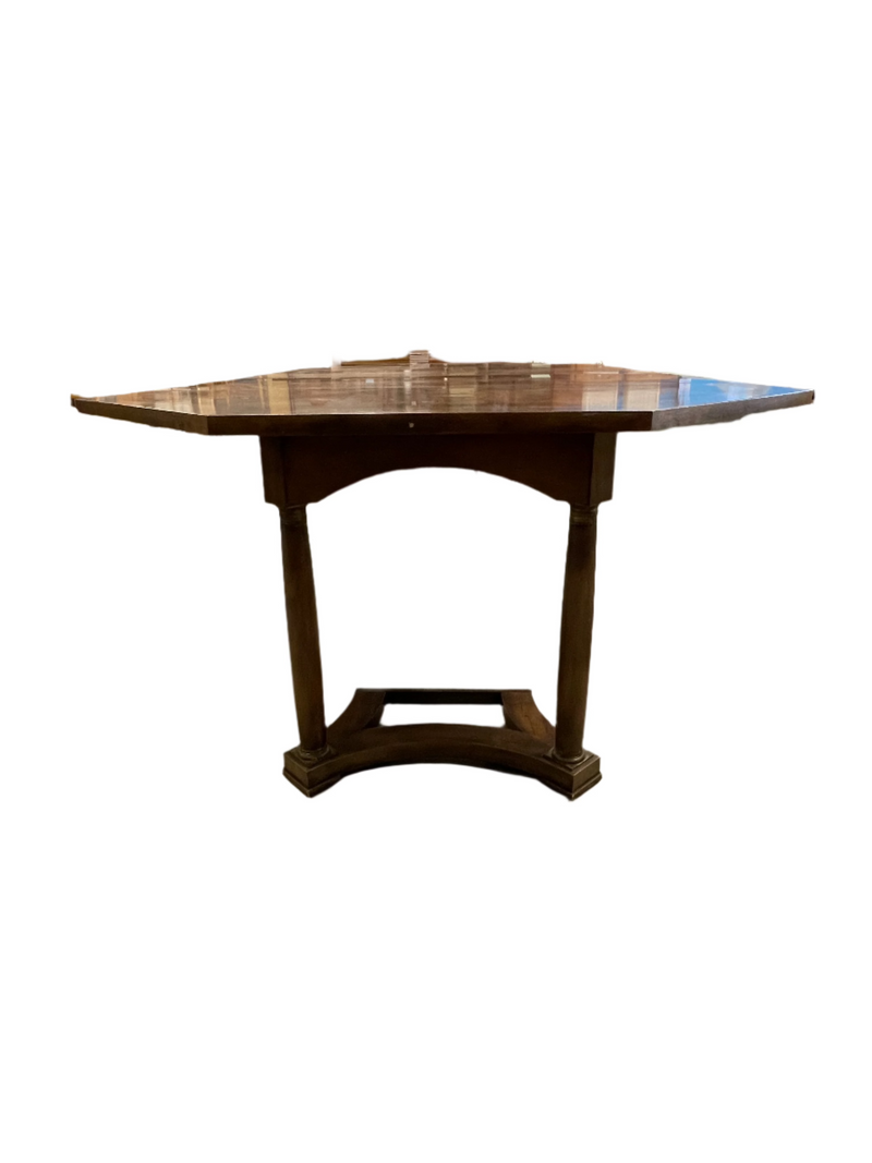 Octagon shaped wooden Dining table