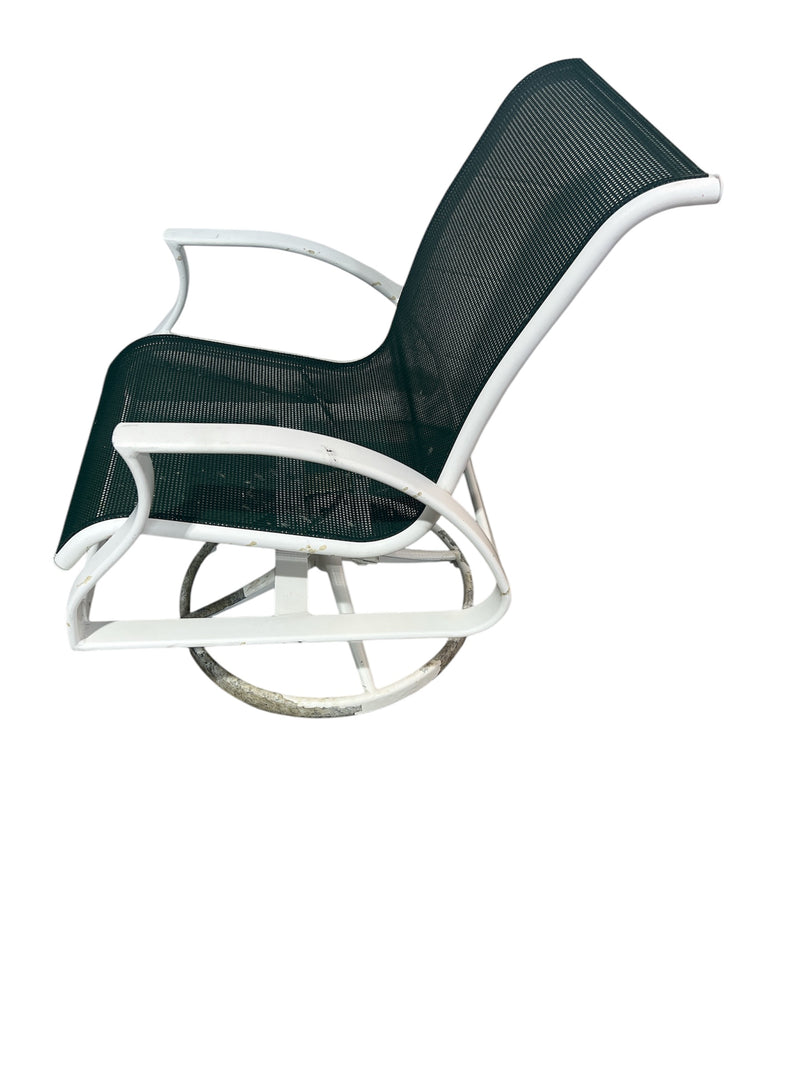 Metal Outdoor Lounge Chairs - Set of 4