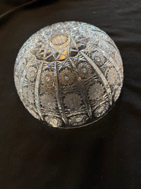 Vintage Brilliant Cut Crystal Centerpiece Bowl