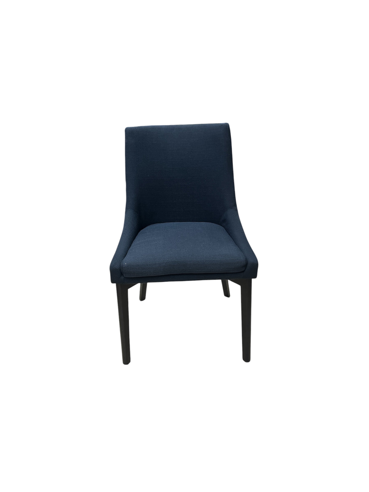 Modern Navy Blue Upholstered Accent Chairs