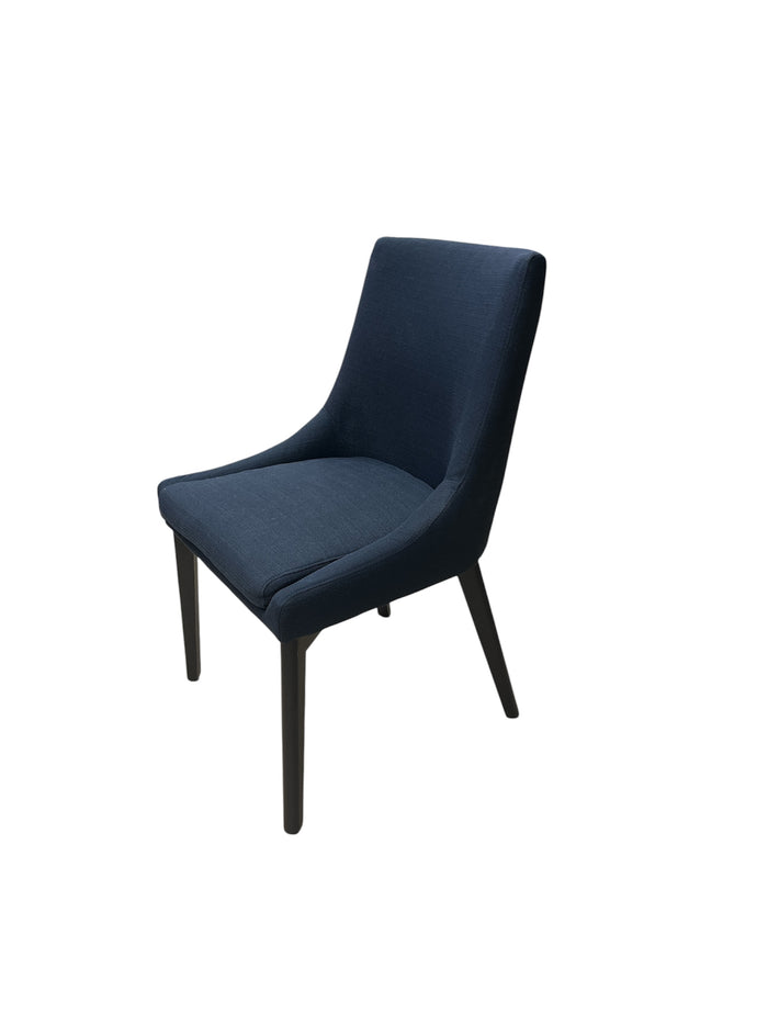 Modern Navy Blue Upholstered Accent Chairs
