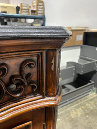 Antique Style Bathroom Vanity with Moen Faucet