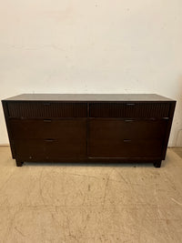 6-Drawer Dark Brown Dresser
