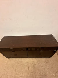 6-Drawer Dark Brown Dresser