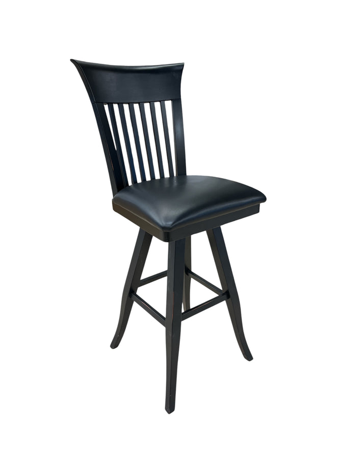 Black Swivel Bar Chair