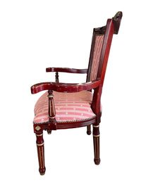 Dining chair with Strip Pattern